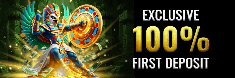 Exclusive 100% First Deposit