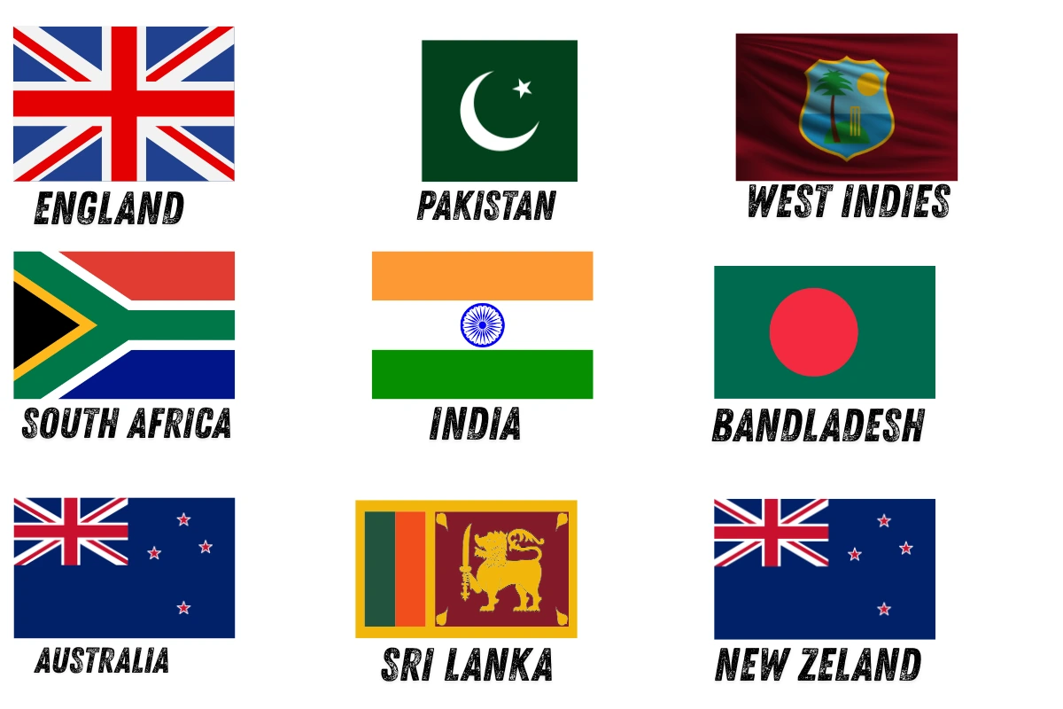 Most Popular International Cricket Teams