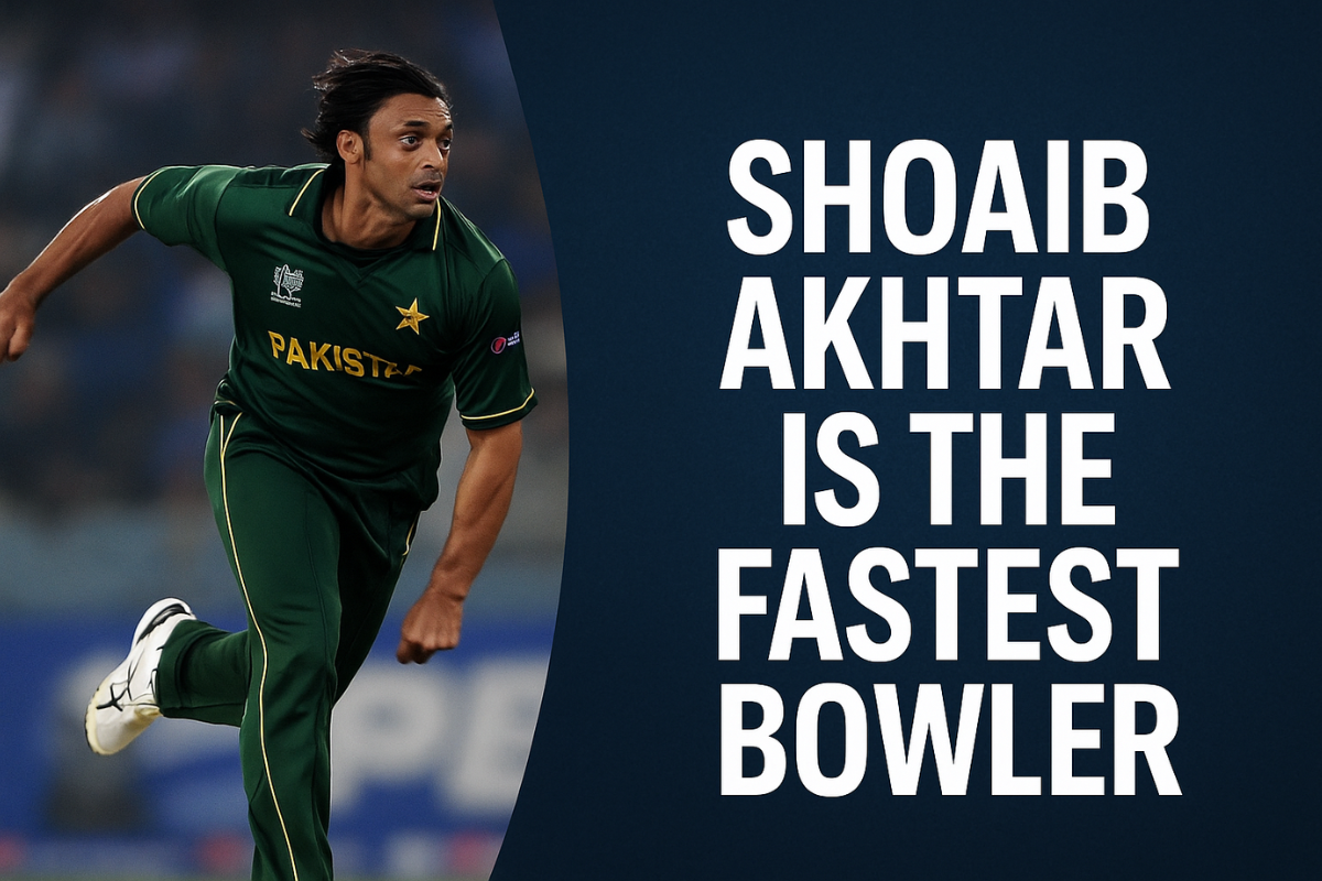 Shoaib Akhtar: Fastest Bowler Ever in Cricket History