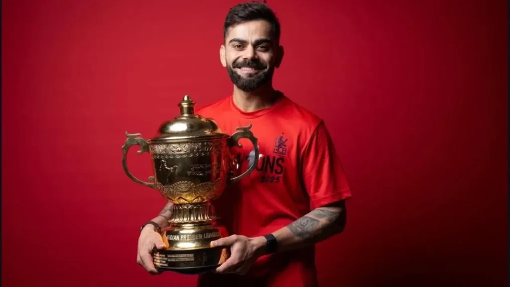 After RCB Wins the Trophy Virat Kohli