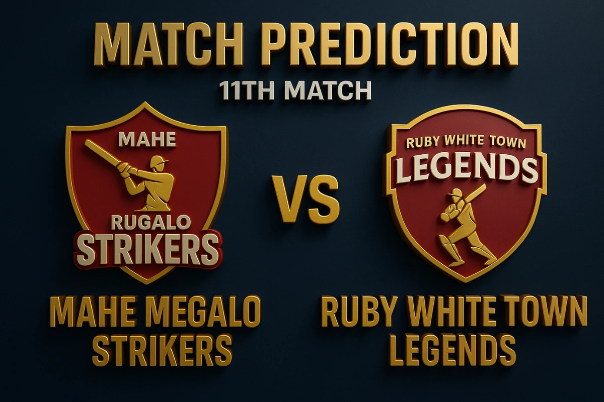 MAHE Megalo Strikers vs Ruby White Town Legends T20B: 11th Match Prediction